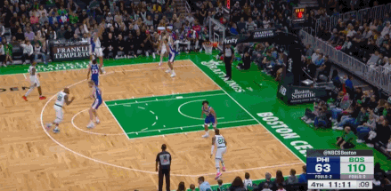🏀NBA季前赛战报：麦凯恩空砍20分 凯尔特人七人得分上双以139-89击败76人